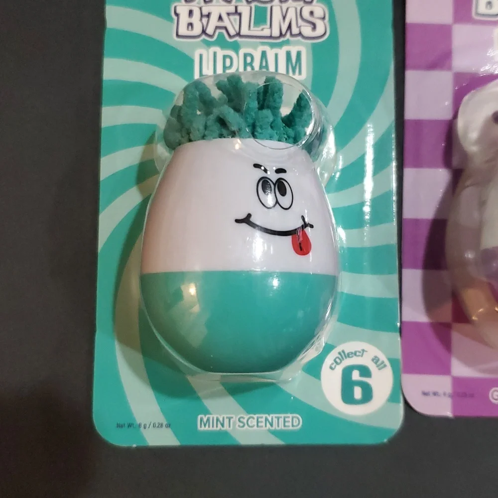 2 pack wacky balms flavored scented‎ lip balms brand new